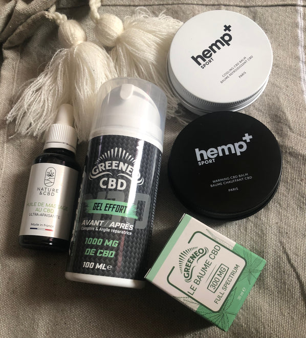 Produits Cbd Cosmétiques et Anti douleurs