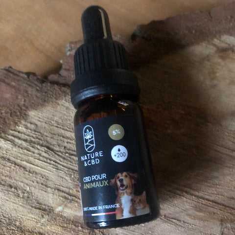 NATURE ET CBD - Huile CBD pour chiens et chats - 10ml